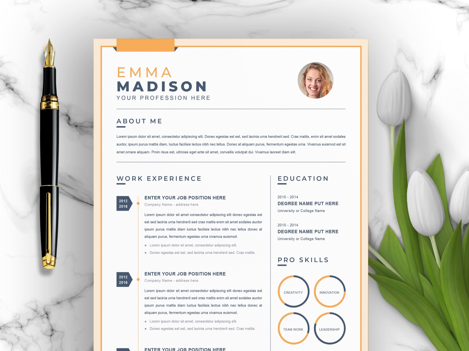 Resume template for mac